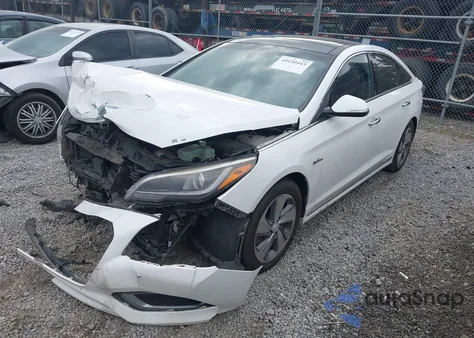 2016 Hyundai Sonata Hybrid Limited from USA, damaged, VIN KMHE34L10GA015736